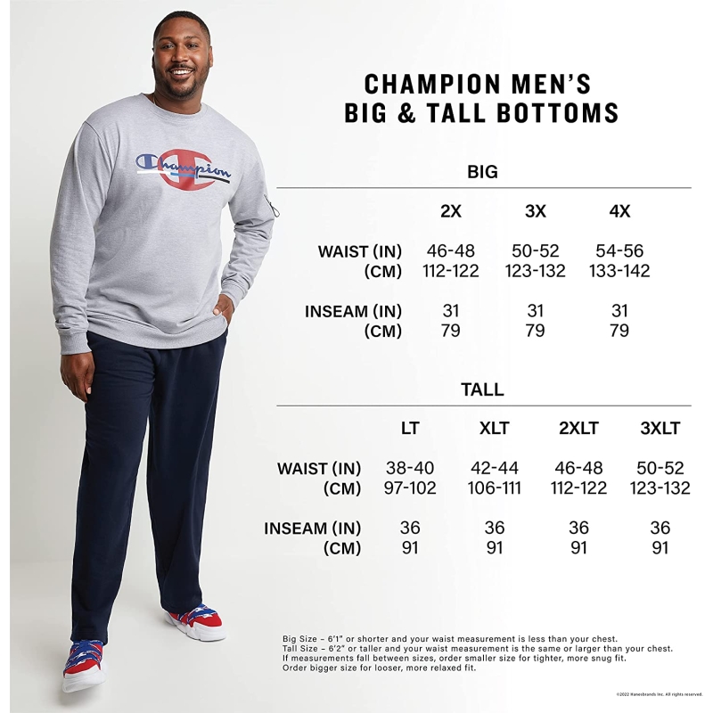 Champion, Powerblend, Fleece Joggers, Sweatpants for Men (Reg. Or Big & Tall) - Image 9